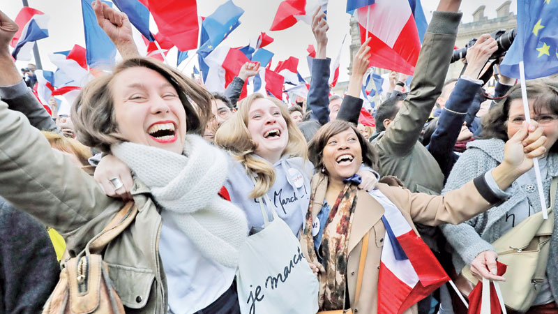 Emmanuel  Macron elected French president
