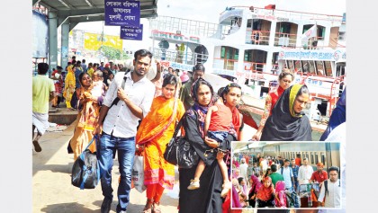 Stations, terminals crowded