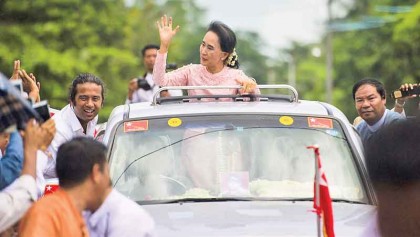 Suu Kyi urges brave votes