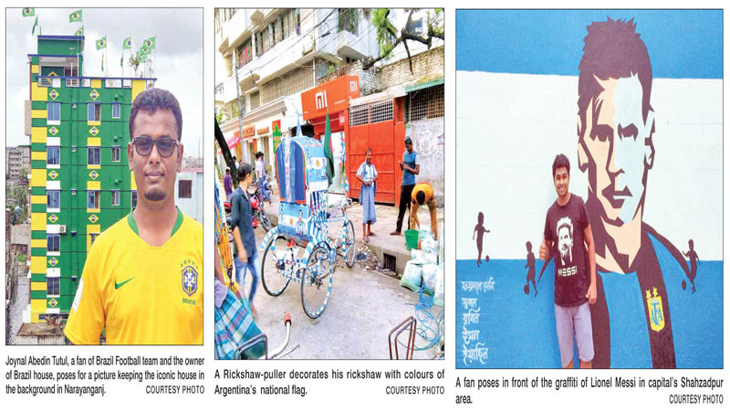 Fans turn fanatics on World Cup eve