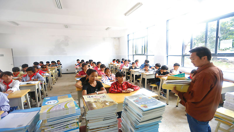 Students in c start semester in new schools