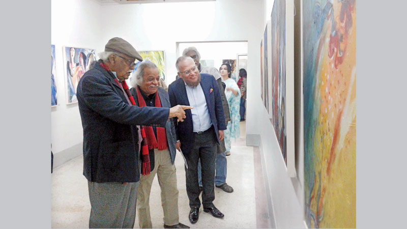 10-day solo exhibition in progress at Gallery Chitrak 