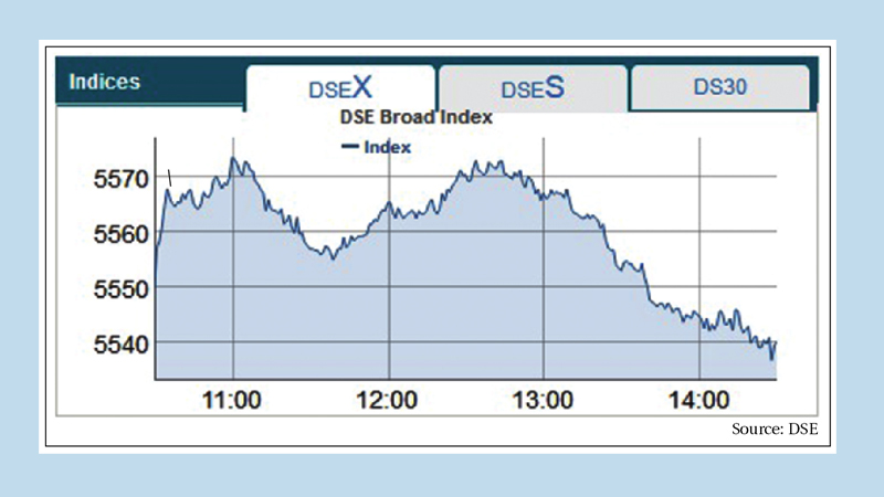 Price fall in large-caps drives stocks down
