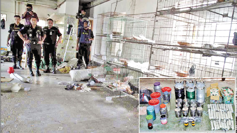 17 bombs, 30 grenades found at ‘militant den’