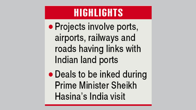17 projects worth 
$3.57b included