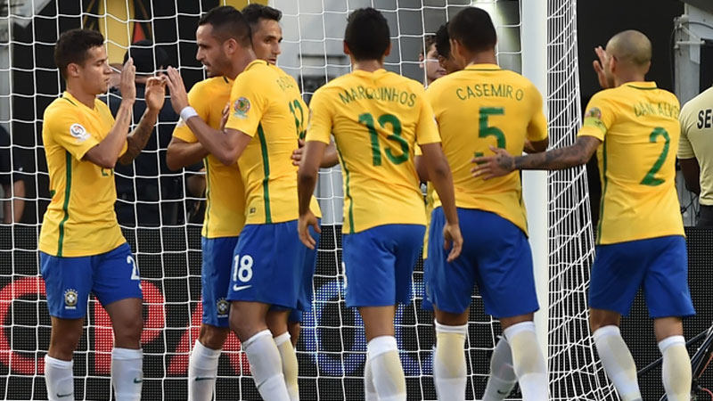 Brazil ride on Coutinho treble