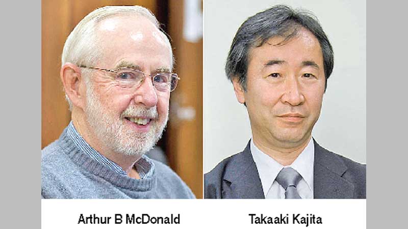 Japanese, Canadian win Nobel for neutrino work