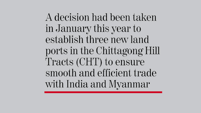 2 new land port projects deferred