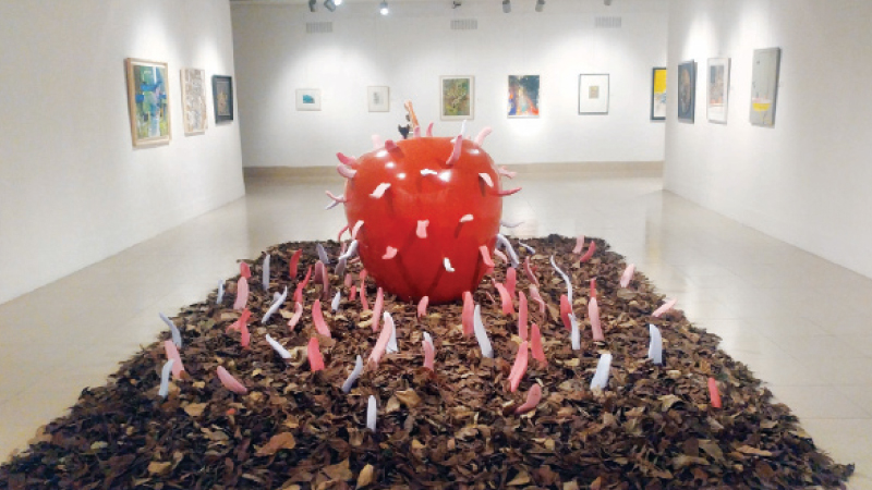 21st Young Artists Art Exhibition begins at Shilpakala