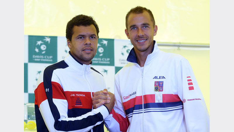 Tsonga, Rosol to play Davis Cup opener