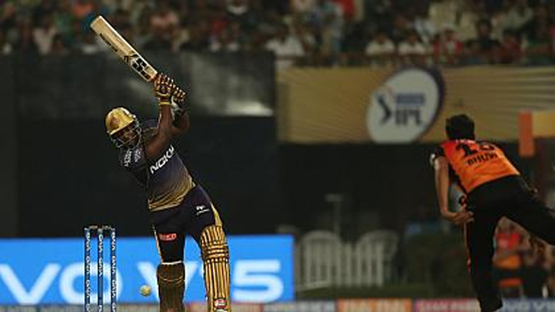Russell magic stuns Sunrisers Hyderabad
