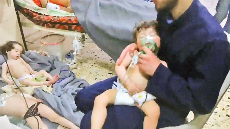 Seventy killed in Syria ‘chemical attack’