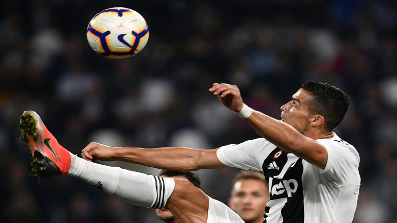 Ronaldo celebrates landmark goal but Juve's perfect run broken