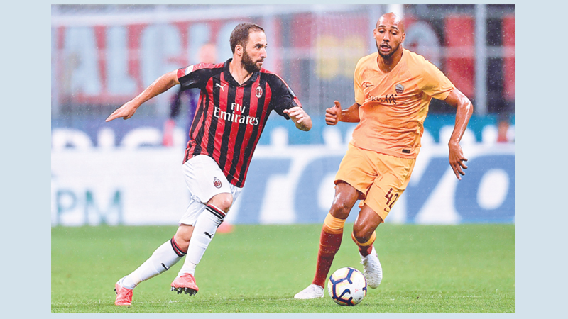 AC Milan win over Roma 