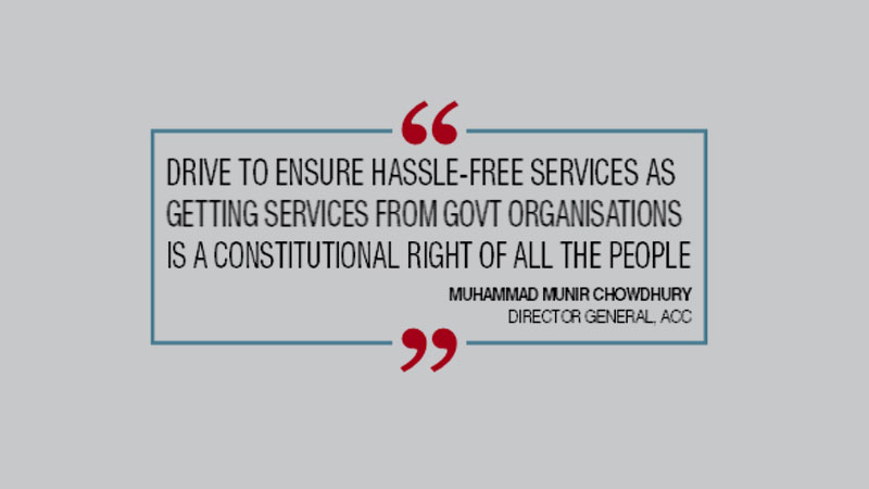 ACC intensifies drive at major govt office
