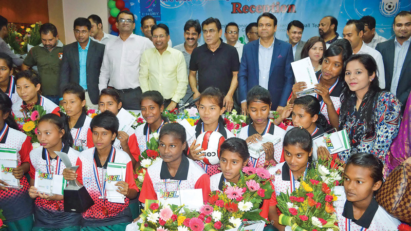 Bangladesh girls want to 
move further in int�l arena