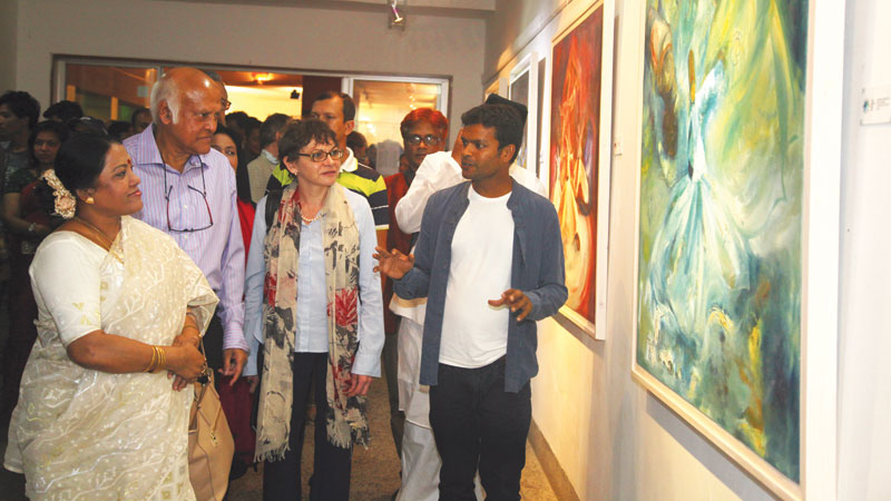 Shimul’s solo painting show begins at AFD