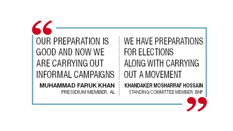 AL, BNP show indifference