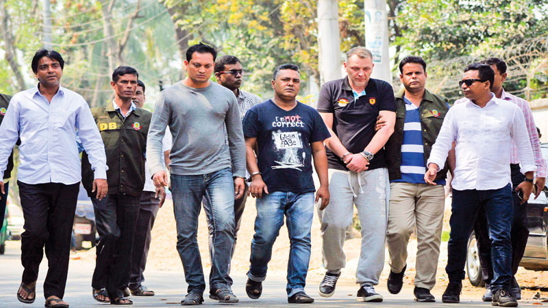Foreigner, 3 bankers remanded 