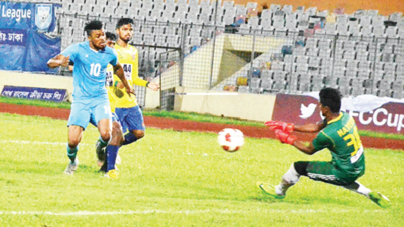 Abahani win seven-goal thriller against Sk Jamal