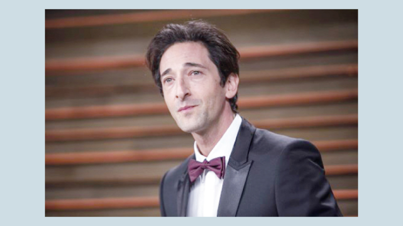 Adrien Brody to be honoured at Swiss film fest