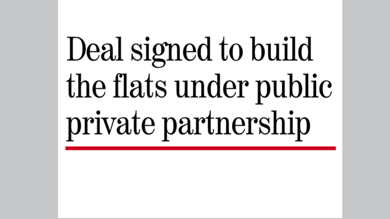 Affected people to get 624 flats
