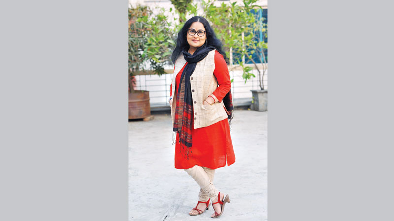 Afsana Mimi writing story for film 