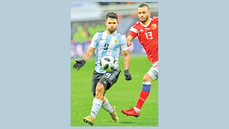 Aguero seals Argentina win in Moscow friendly