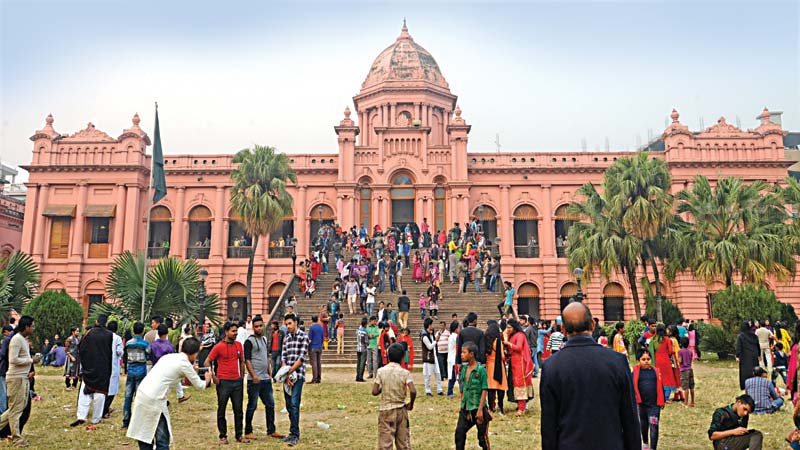 Poor maintenance leaves 
Ahsan Manzil in disarray 
