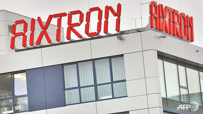 US moves to block Chinese purchase 
of German tech firm Aixtron