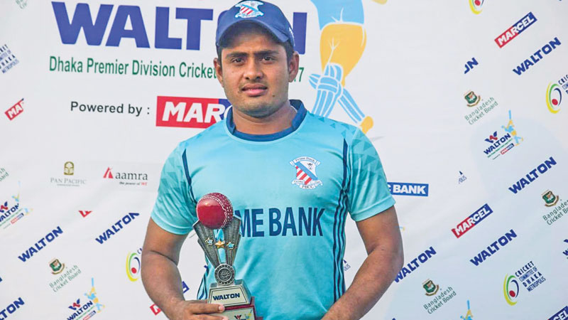 Al-Amin hits unbeaten
ton for Prime Bank