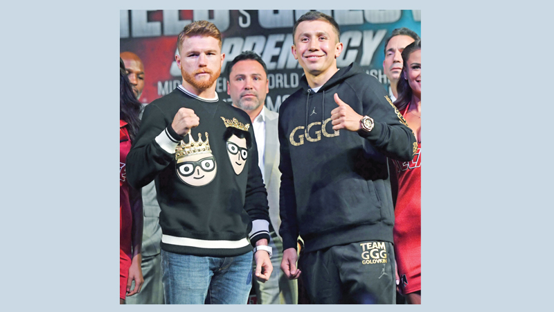 Alvarez, Golovkin seek places in boxing history