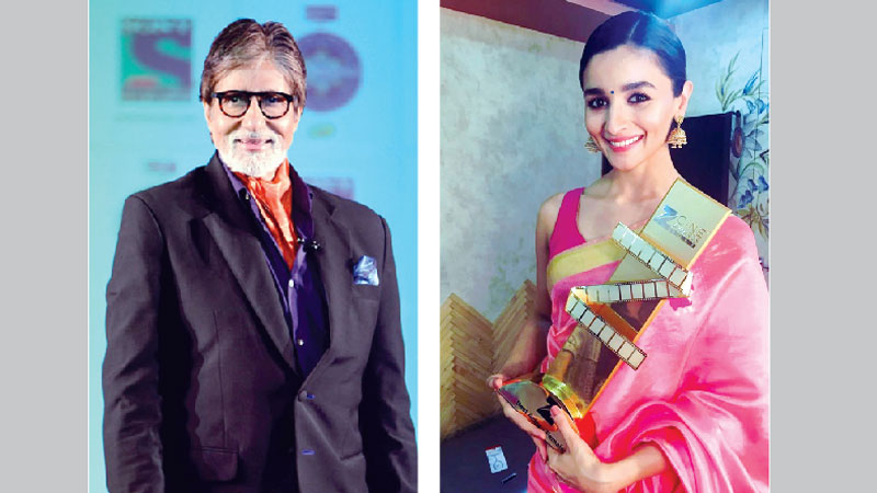 Amitabh Bachchan and Alia Bhatt are top winners