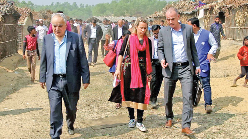 3-strong Annan Commission visits Rohingya camps