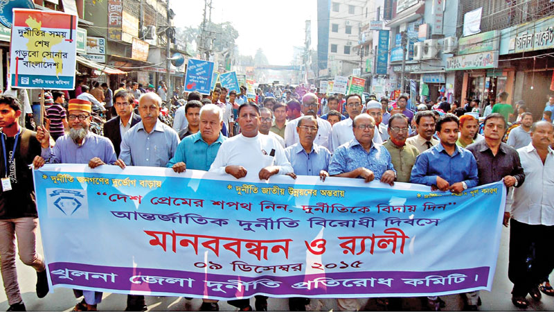 Social movement against corruption stressed