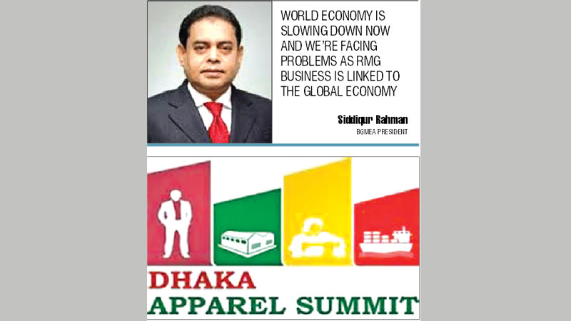 Dhaka apparel summit to spotlight sustainable growth
