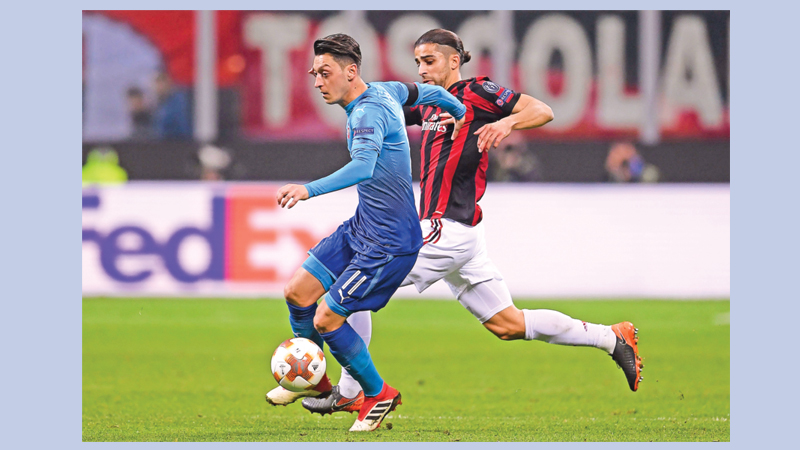 Arsenal claim impressive win over Milan