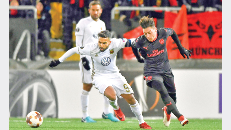 Arsenal ease to victory over Ostersunds 