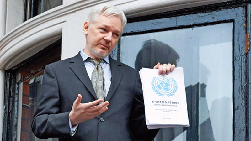 Angry Assange starts 5th year cooped in London embassy