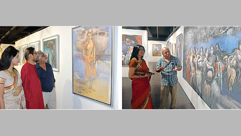 Sheikh Afzals 26th solo art show at Athena Gallery