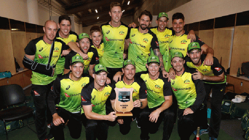 Aus win T20 series, take top ranking