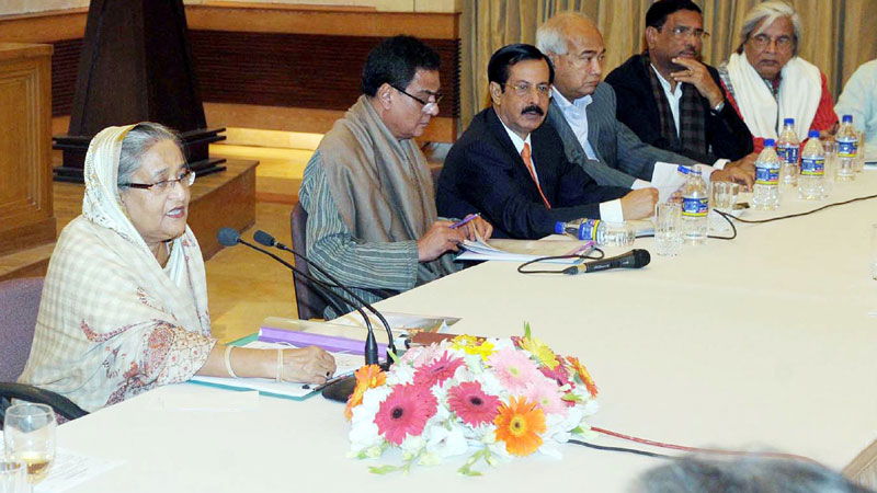 PM slams Khaleda for Jan 5 polls comment 