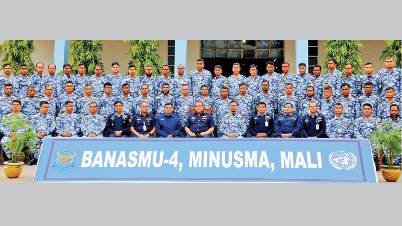  BAF contingent members
for Mali