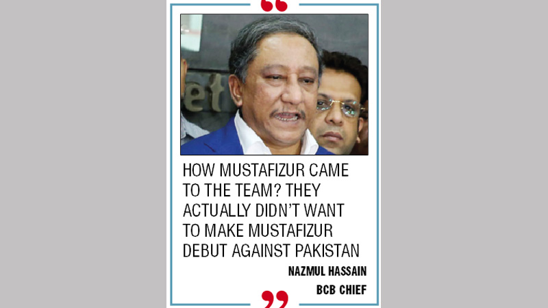 Nazmul lashes out at Faruque 
for resignation decision