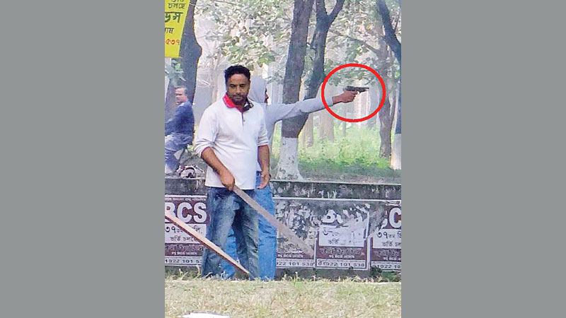 Police yet to identify armed men