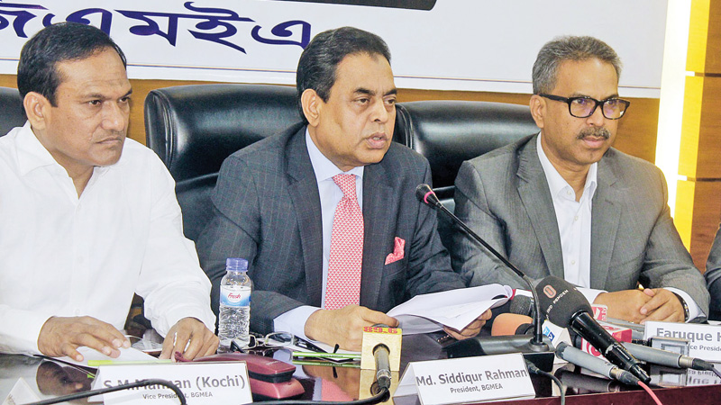 BGEMA for reducing tax, VAT on RMG