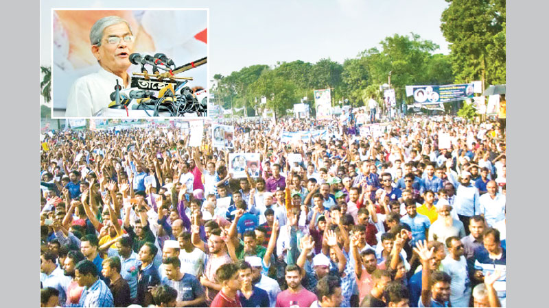 BNP renews call for poll-time govt, Khaleda release
