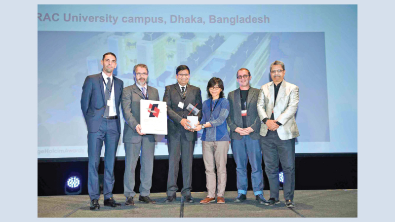 BRAC University floating campus  wins Bronze Award