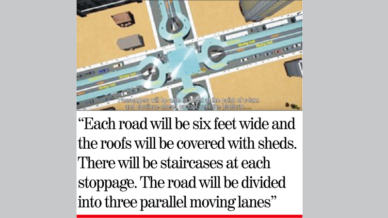 A ‘Moving Road’ to salvage traffic in capital