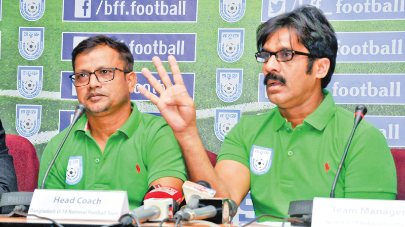Bangladesh U-19 team aims
to qualify in AFC age group